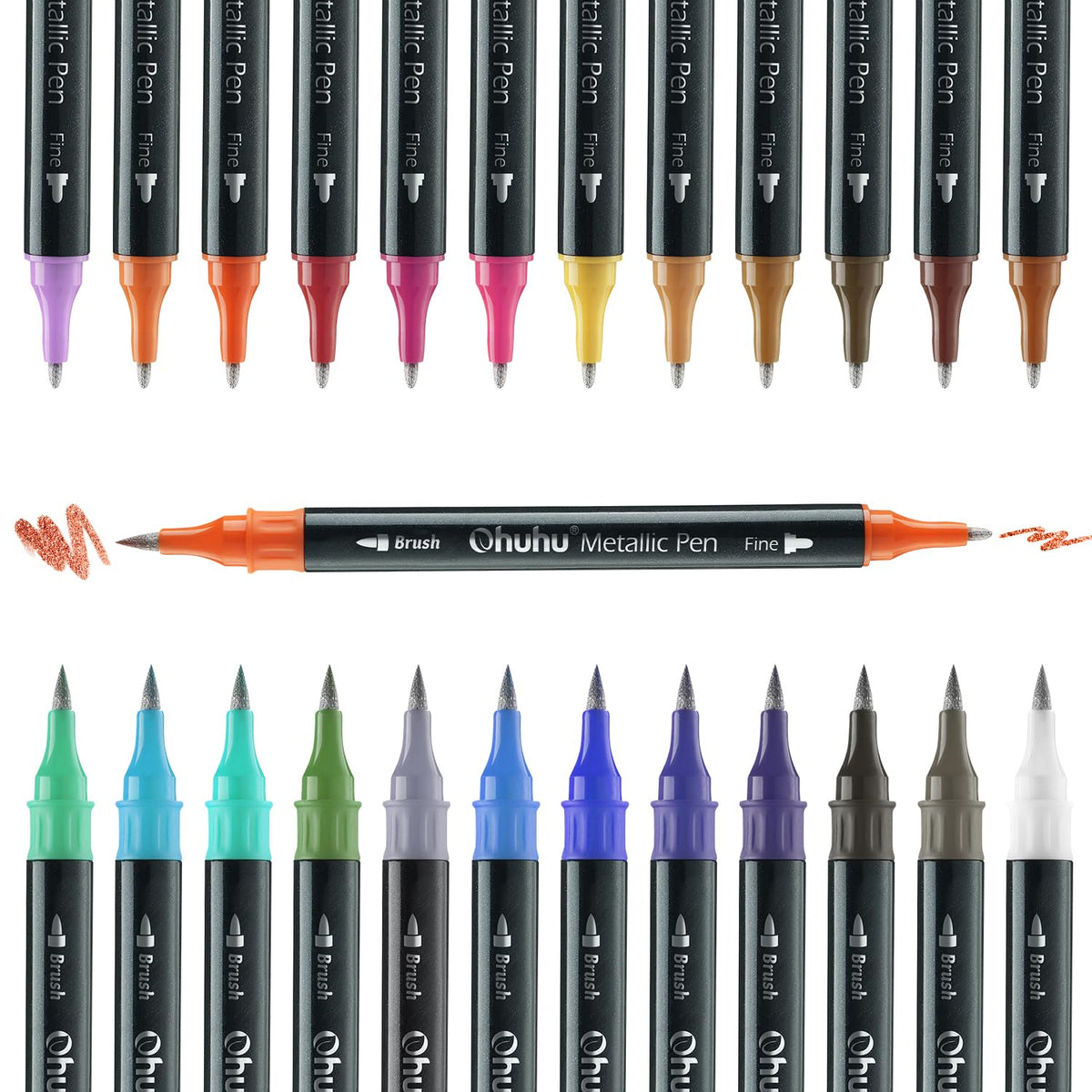 Ohuhu Markers Dual Brush Pen, Set of 72 Brush Egypt