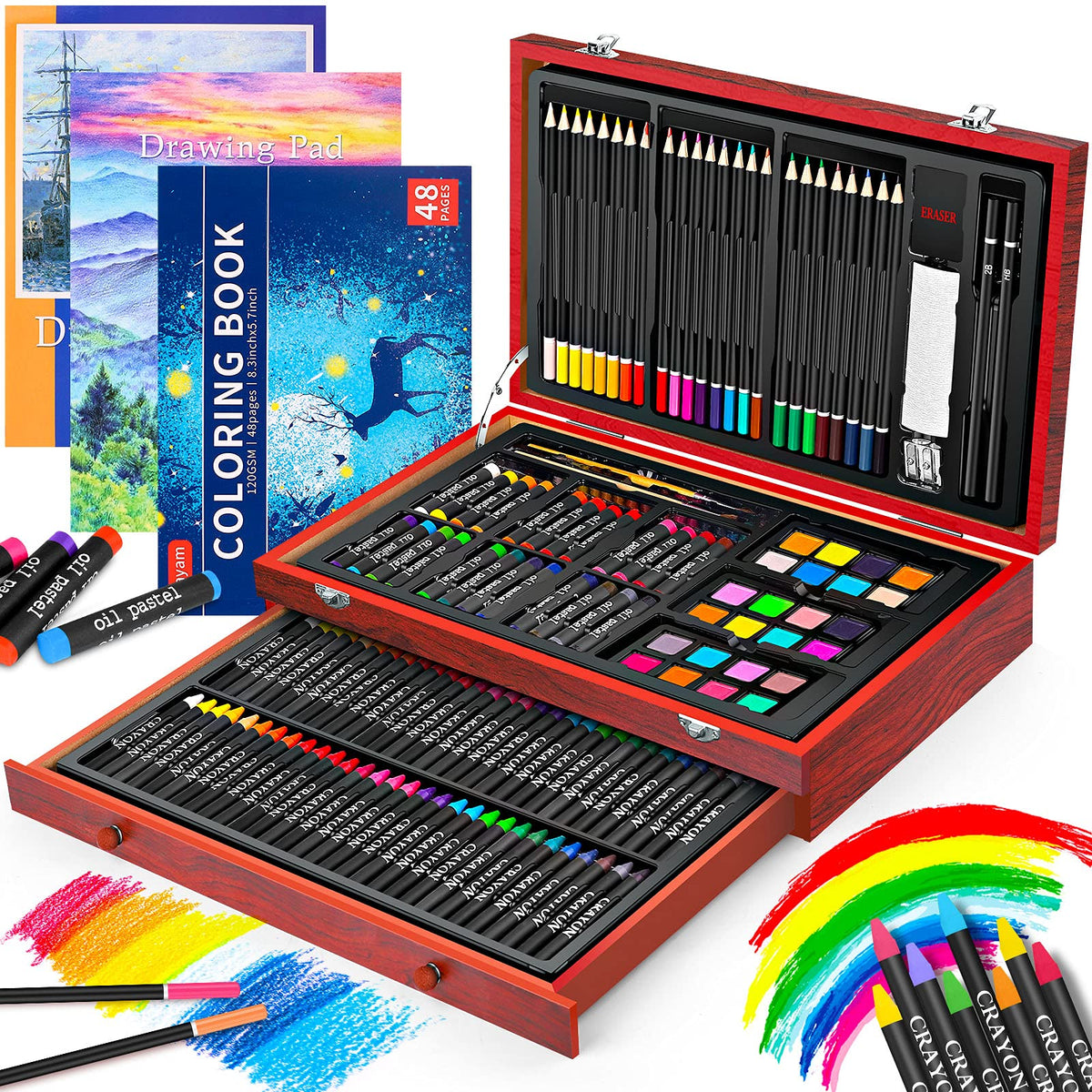 Art Supplies Painting Coloring Set Craft Kids' Drawing Kits Set De Arte  Profesional For Adults Artists Beginners Girls Boys - Buy Set De Arte