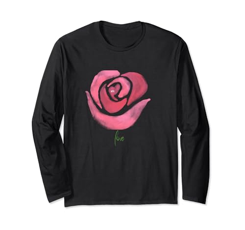 A Rose Long Sleeve T-Shirt