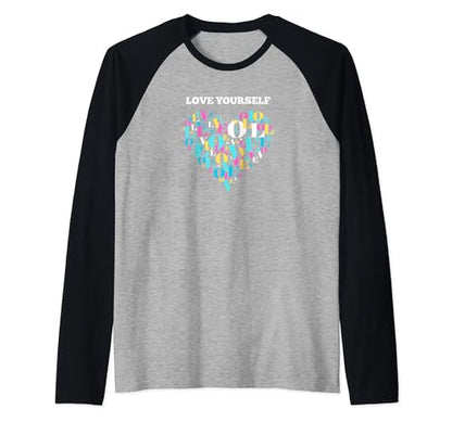 Love yourself Raglan Baseball Tee