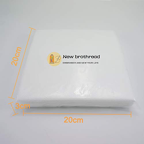 New brothread No Show Mesh Machine Embroidery Stabilizer Backing 8"x8"