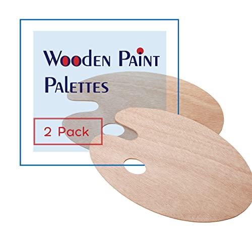 Mr. Pen- Wooden Paint Palette