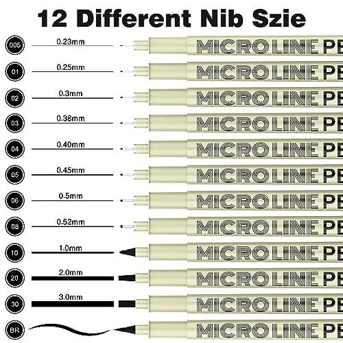 Micro-Pen Fineliner Ink Pens