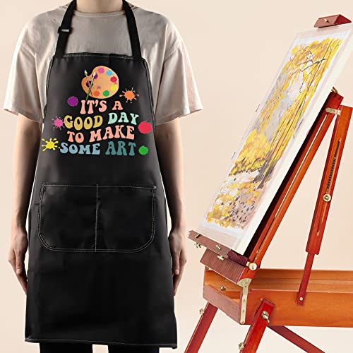 WZMPA Artist Painters Apron With Pockets Art Teacher