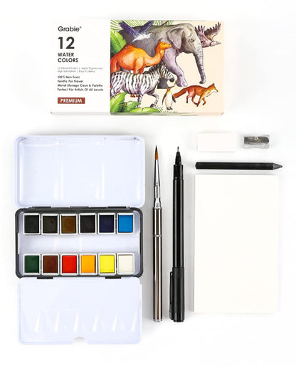 Grabie Travel Watercolor Paint Set