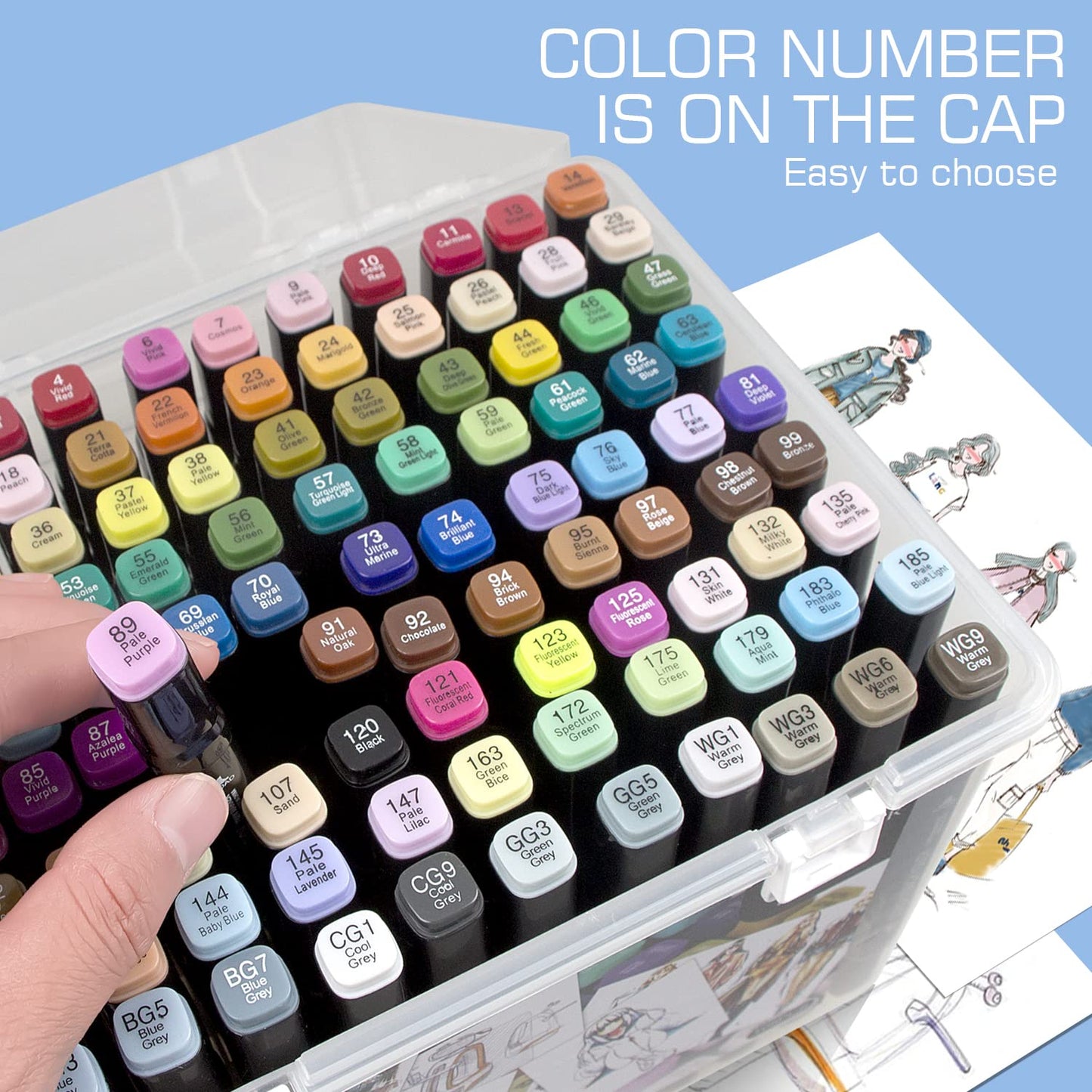 Tommax Markers 182pcs