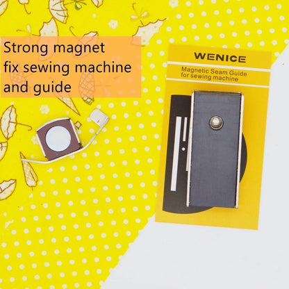 Magnetic Seam Guide for Sewing Machine